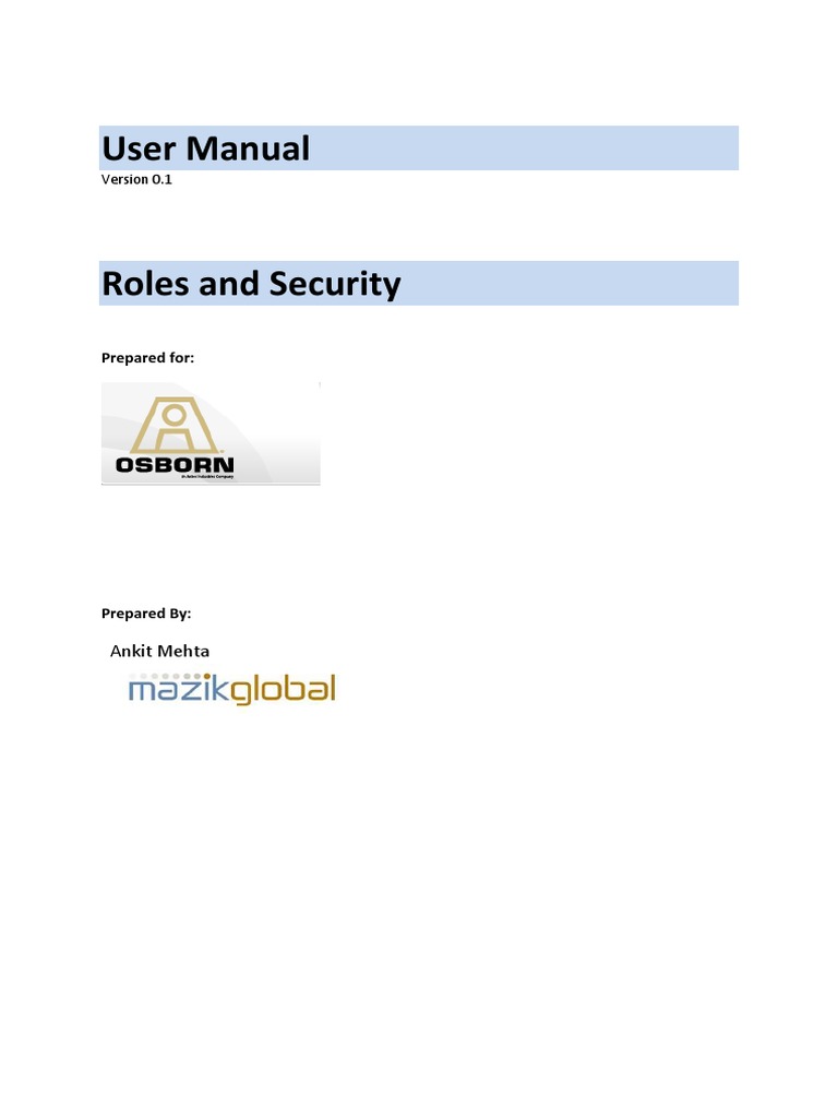 Microsoft Dynamics AX Security Guide | PDF | User (Computing) | Active ...