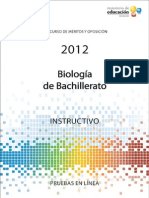 Biologia Bach (Instructivo Pruebas en Linea 2012) PDF