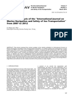 A Content Analysis of the _International Journal on Marine Navigation and Safety of Sea Transportation_ From 2007 to 2012