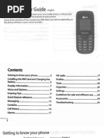 LG-A275 Phone User Guide English