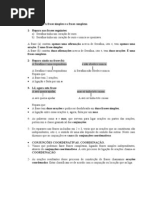 Frase Simples e Complexa