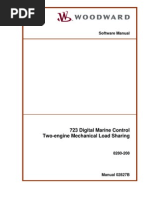 723 Digital Marine Control 2-Engine Mech Load Sharing