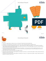 Phineas Ferb Perry Papercraft Printable 0611 - FDCOM PDF