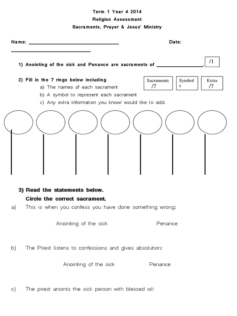 Religion Test | PDF
