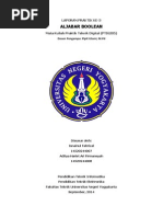 Download Laporan Praktikum Teknik Digital Aljabar Boolean by Isnainull SN243600605 doc pdf
