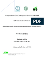 Programa FINAL Congreso Internacional de Psicologoa 2014 PDF