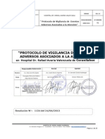 Protocolo Vigilancia de Los Eventos Adversos Asociados A La Atencion PDF