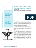 El Recurso Educativo Por Excelencia Eres Tú.16-20 PDF