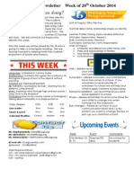 newsletter week of 201014