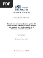 DIFUSION GLOBAL SOBRE CONOCIMIENTO EN EDUCACION.doc
