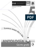 Antologia+de Lecturas+Leemos+mejor+cada+dia+5to PDF