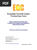 Economic Growth Centre: Working Paper Series