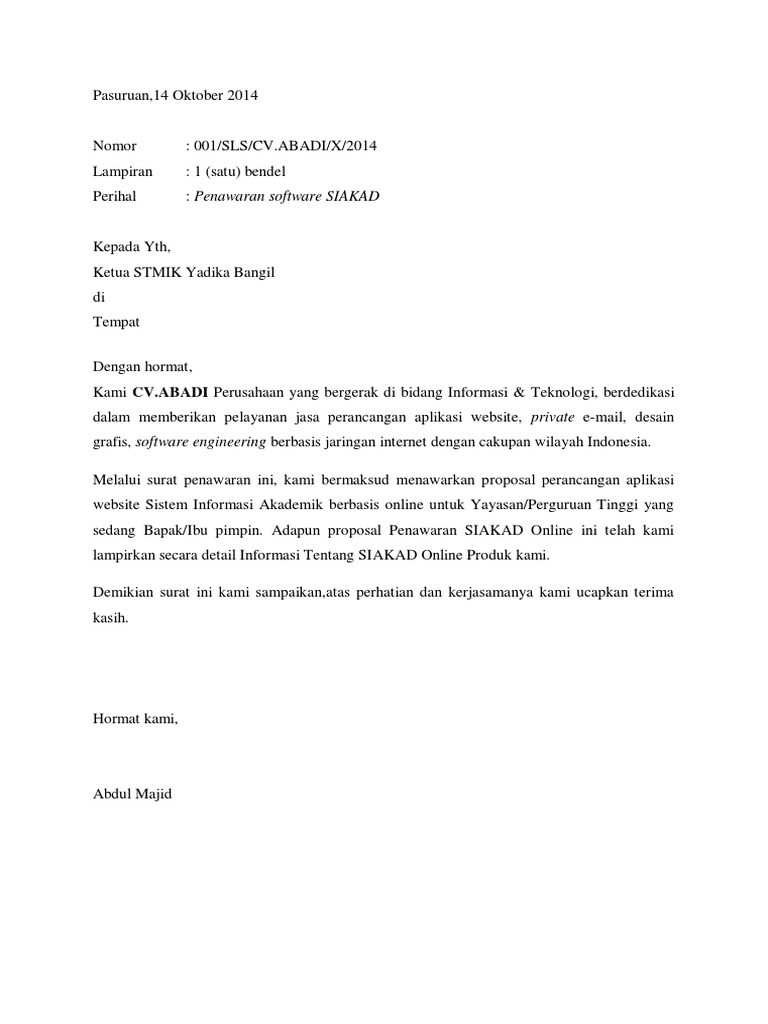 Download 62+ Contoh Surat Full Block Style Terbaru Gratis