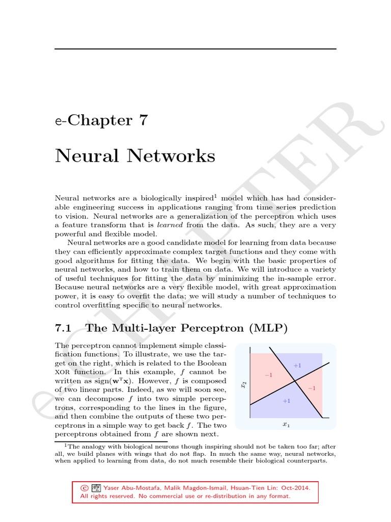 Multi-layer Perceptron Overview | PDF | Artificial Neural Network ...