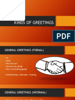 Kinds of Greetings