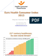 Euro Health Consumer Index 2013: Belgrade, December 18, 2013