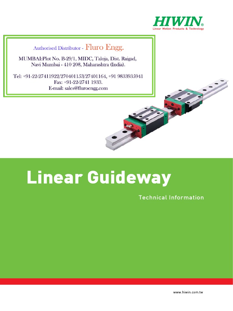 linear_guideways.pdf Engineering Tolerance Track (Rail Transport)