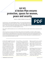 NAP WPS: National Action Plan Ensures Protection, Spaces For Women, Peace and Security