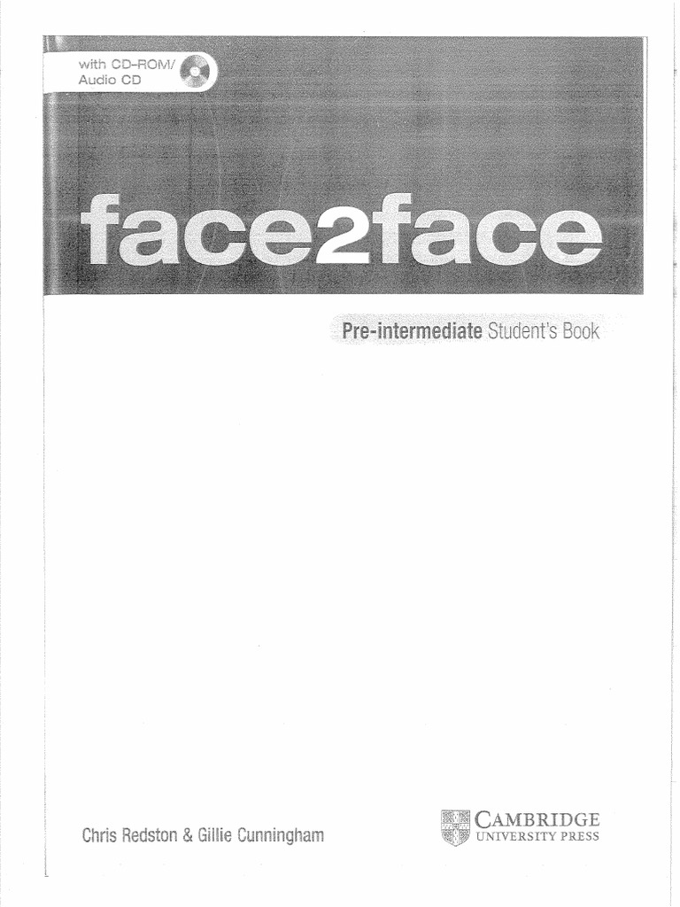 FACE 2 FACE - PRE-INTERMEDIATE-STUDENTS BOOK - CAMBRIDGE - Ch.