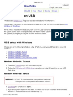 Install GParted Live Partition Editor on USB Drive