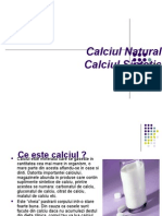 Calciu Natural, Calciu Sintetic