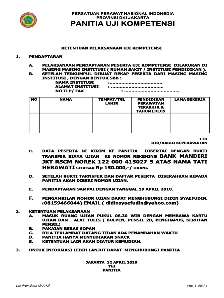 Contoh Soal Uji Kompetensi Pdf