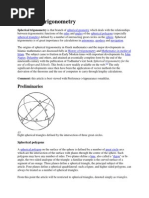 Spherical Trigonometry