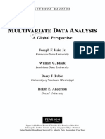 Multivariate Data Analysis