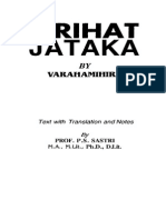 Jyotish_Brihat Jataka - P.S. Sastri