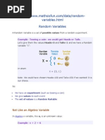 Random Variables