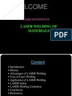Laser Welding Material