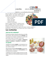 Repaso en Español Unidad 1 Food and Nutrition PDF