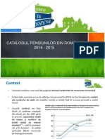 Catalogul Pensiunilor Din Romania Editia 2014-2015