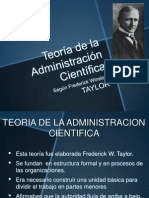 Teoría de La Administración Científica