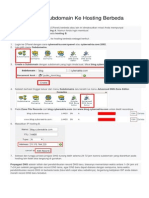 Mengarahkan Subdomain Ke Hosting Berbeda (CPanel)