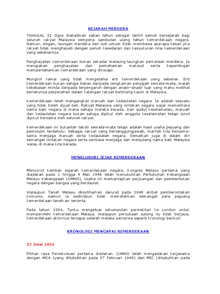 Sejarah Merdeka Pdf