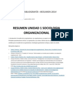 Resumen 2014 Sociologia Organizacional PDF