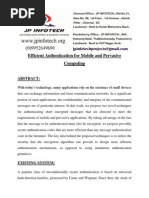 Download Efficient Authentication for Mobile and Pervasive Computing by JAYAPRAKASH SN243682423 doc pdf