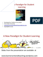 A New Paradigm for Student Learners Lilly North 2014