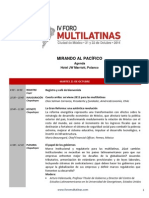 2014 - Multilatinas - Agenda Preliminar Confirmados PDF