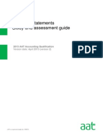 Financial Statements Study and Assessment Guide: 2013 AAT Accounting Qualification