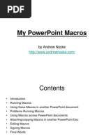 PowerPoint Macros