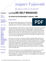 Chinese Self Massage