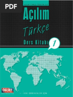 Açılım Türkçe Ders Kitabı 1