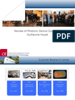 Review of Photonic Device Dynamics Guillaume Huyet