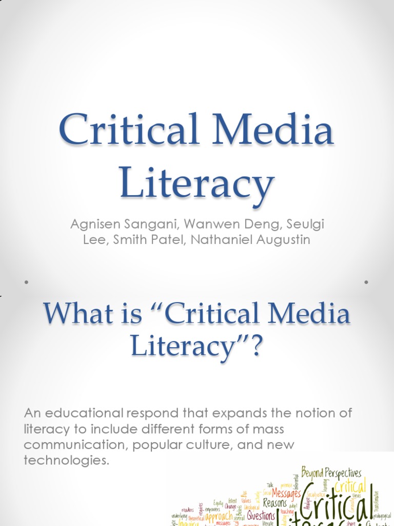 Critical Media Literacy Overview | PDF