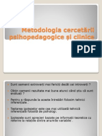 Metodologia Cercetării Psihopedagogice IIb