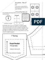 Free Children's Pocket T-Shirt Pattern PDF