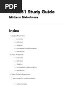 Ultimate Study Guide For CS251 - Midterm Melodrama