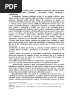 Libera Circulatie A Marfurilor, Libera Circulatie A Persoanelor, Libera Circulatie A Serviciilor